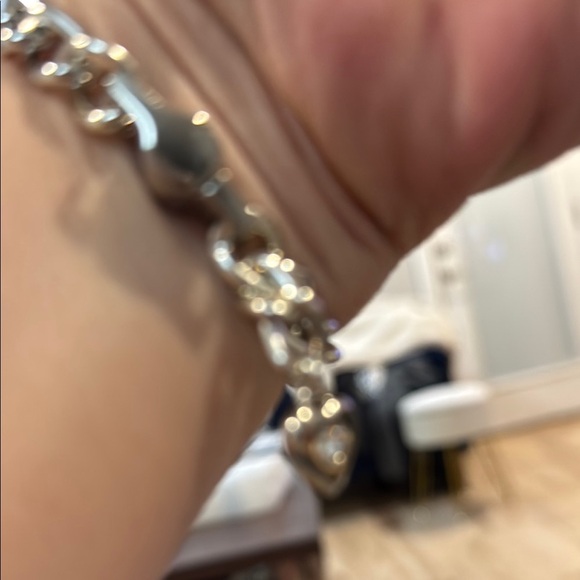 Stylish Silver Chain Bracelet NWOT - Picture 4 of 8